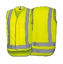 Day/Night Safety Vest with Reflective Tape